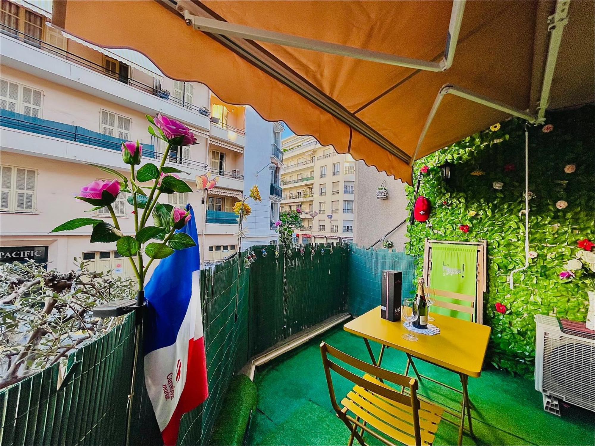 Confortable Studio A Nice Centre Cote Plage Bel Terrasse Paddle Exteriér fotografie